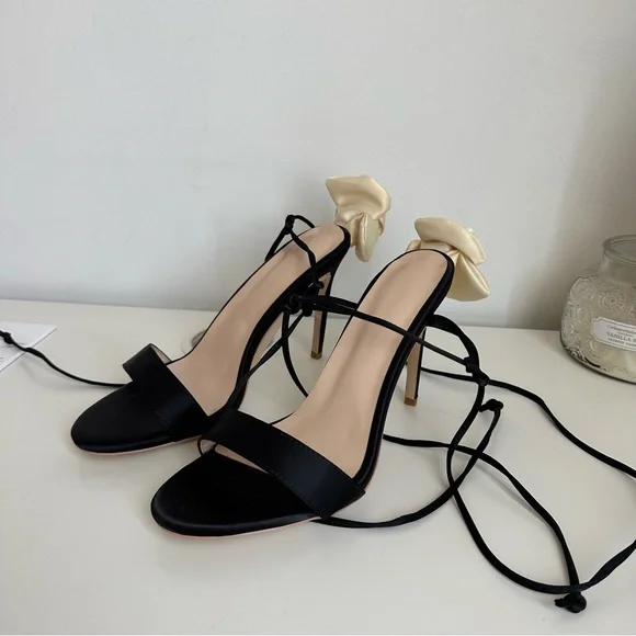 Magda style cream rose heels - Picture 4 of 6